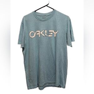 Oakley Logo Men's T-Shirt in Illumination Blue, Size Large